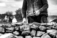 Dry stone dyke builders Gordon Gray and Dan working on a dyke outside Kilbarchan in Renfrewshire. 

Chris McNulty 07866560269
chrismcnulty100@gmail.com