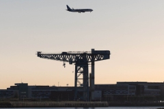 Clydebank, Scotland, 17 November 2025

An Iceland Air passes over Clydebank College and the iconic Titan crane en route to land at Glasgow Airport.