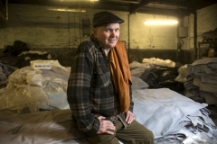 Anthony Wright a seventh generation tanner at his Barrhead tannery.